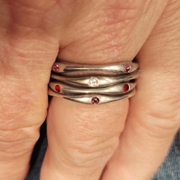 Jewel Kade Stacking Rings - Picture 3 of 6